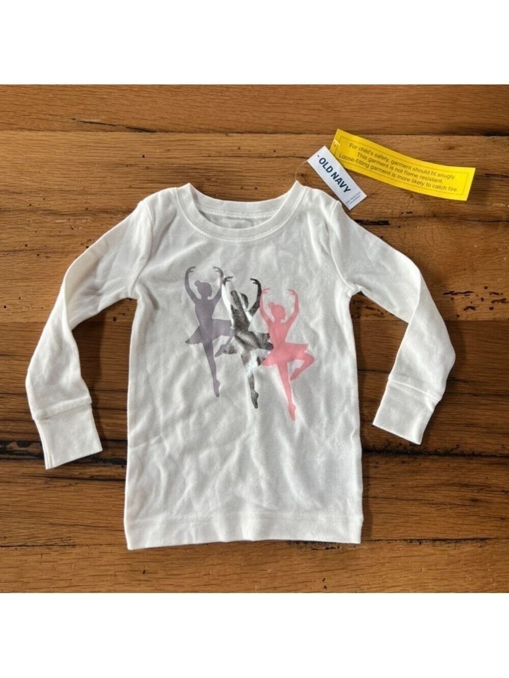Old Navy White Ballerina Girls Top Size 18-24 Months NWT